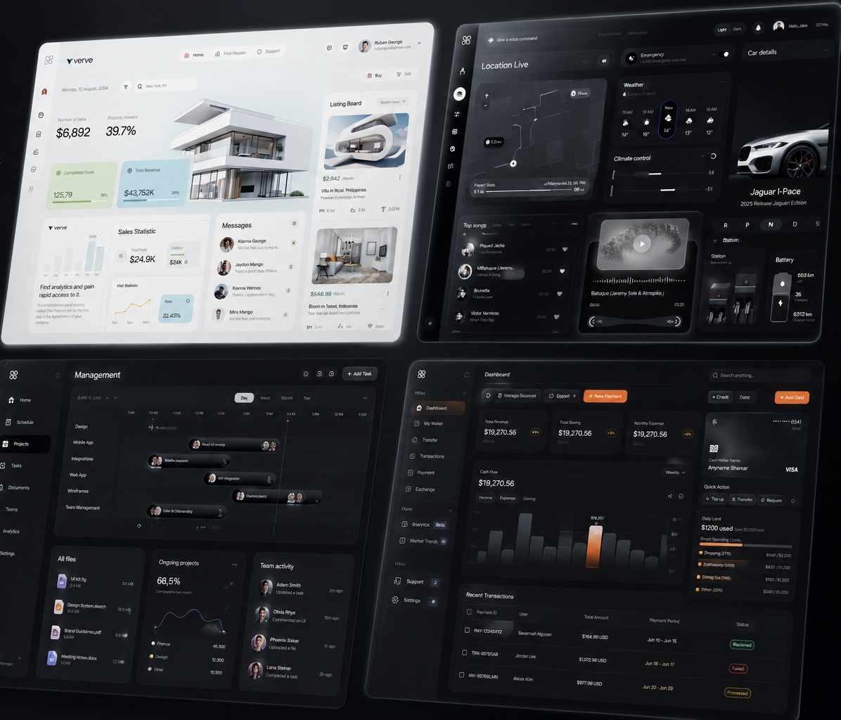 SaaS platforms & Admin Consoles