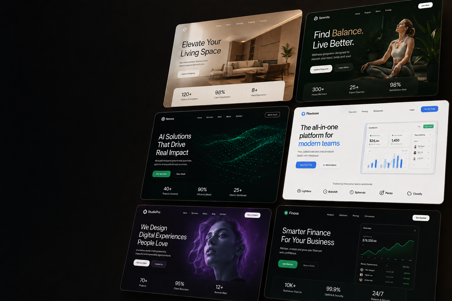 Premium Marketing & Landing Pages